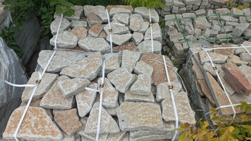 Гранитный плитняк галтованный для парковки купить в Астраханской области