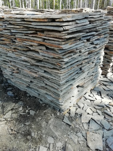 Плитняк златолит Уральский для цоколя, отмостки купить в Астраханской области